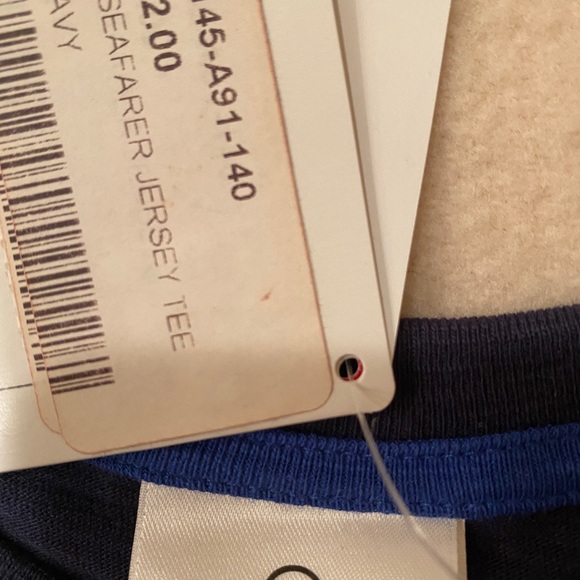 NWT Hanna Anderson Navy Long Sleeve Top - Picture 6 of 7